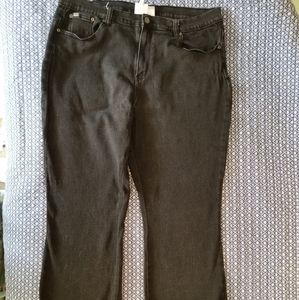 Diane Gilman boot cut stretch black Jeans. 18WT